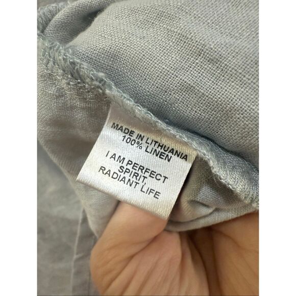 Flax NWOT linen sleeveless grey top size small - Picture 5 of 7
